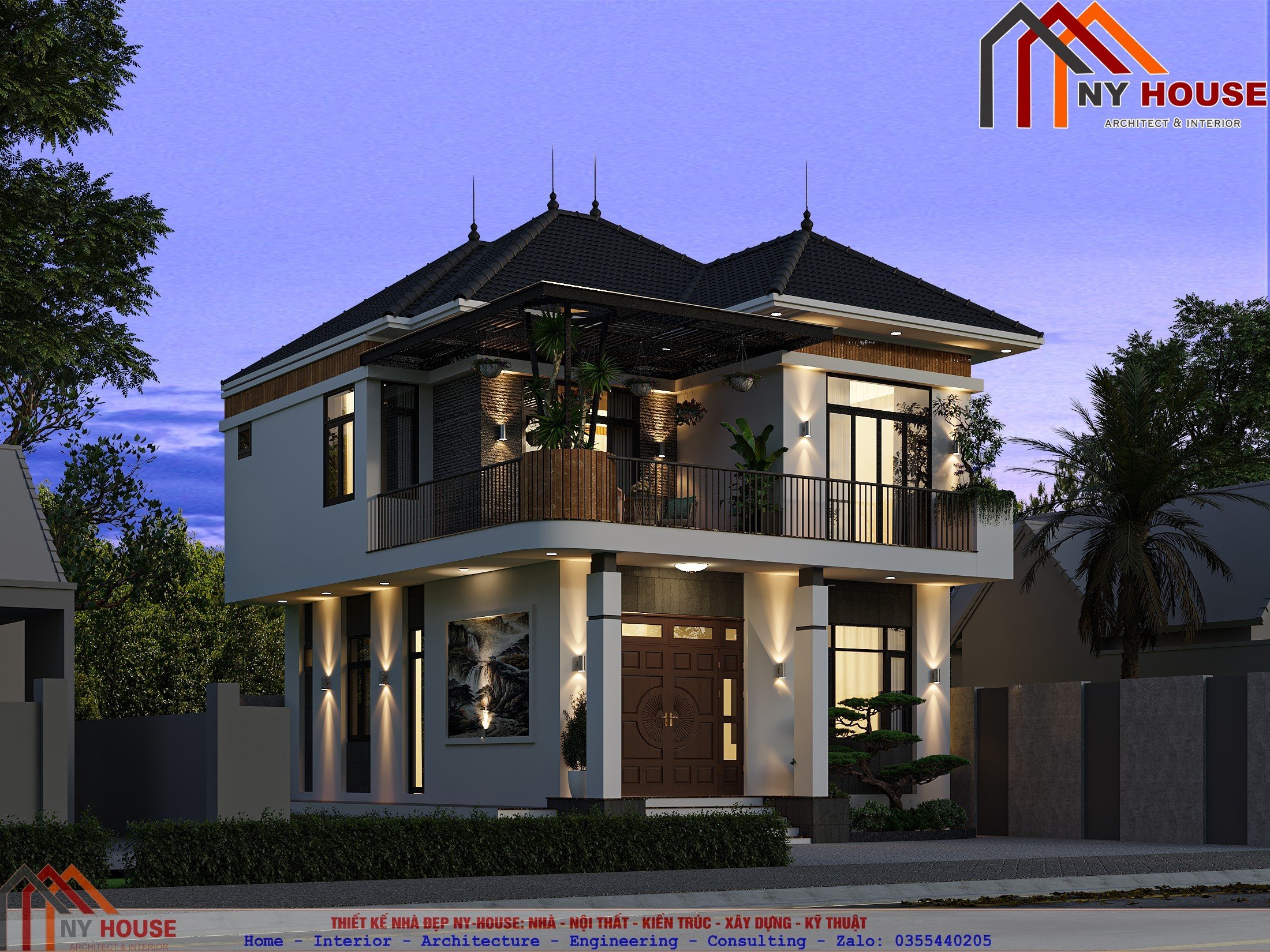 Biệt thự mái Nhật · 2023CT08