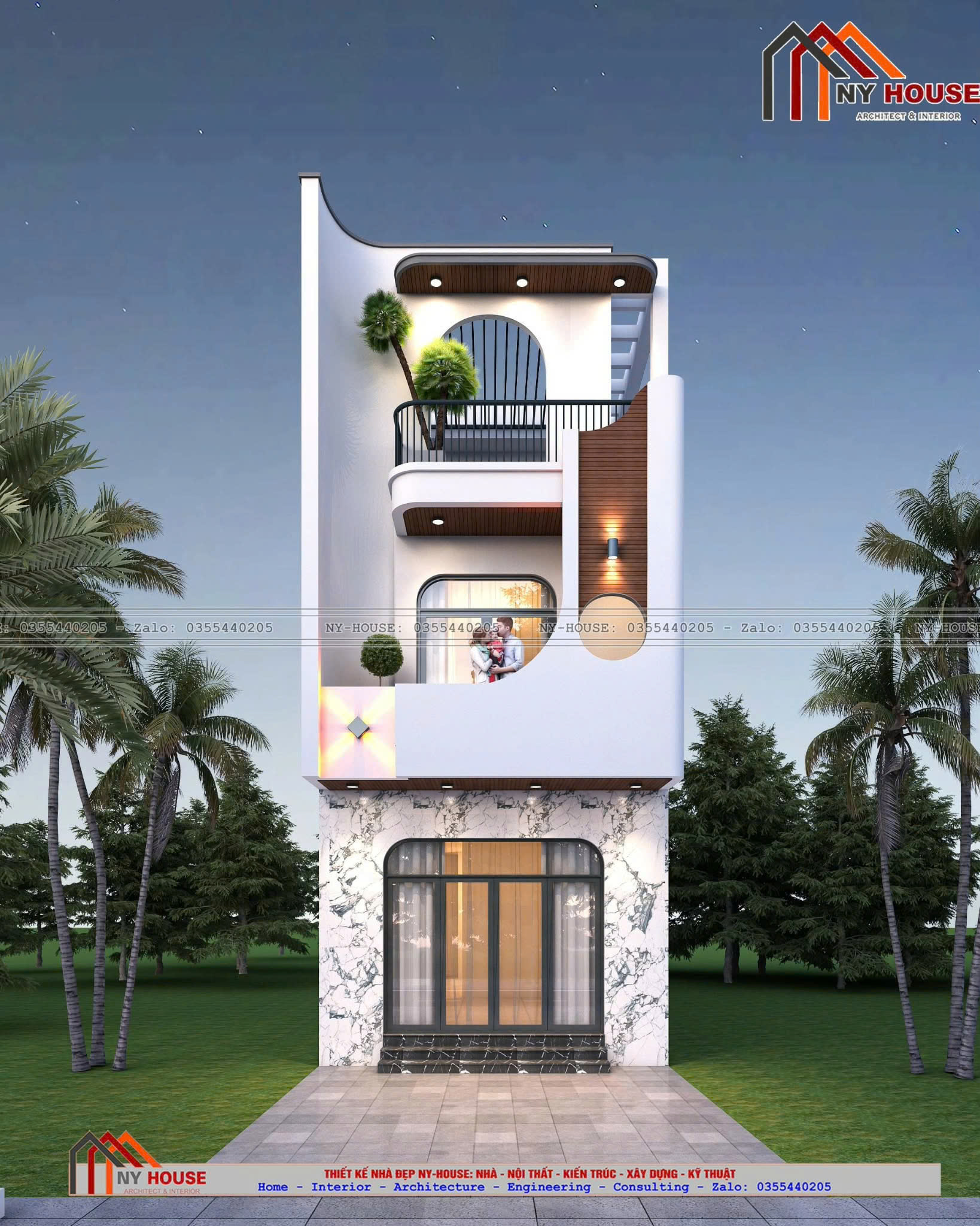 Nhà mái bằng hiện đại · 2026CT21