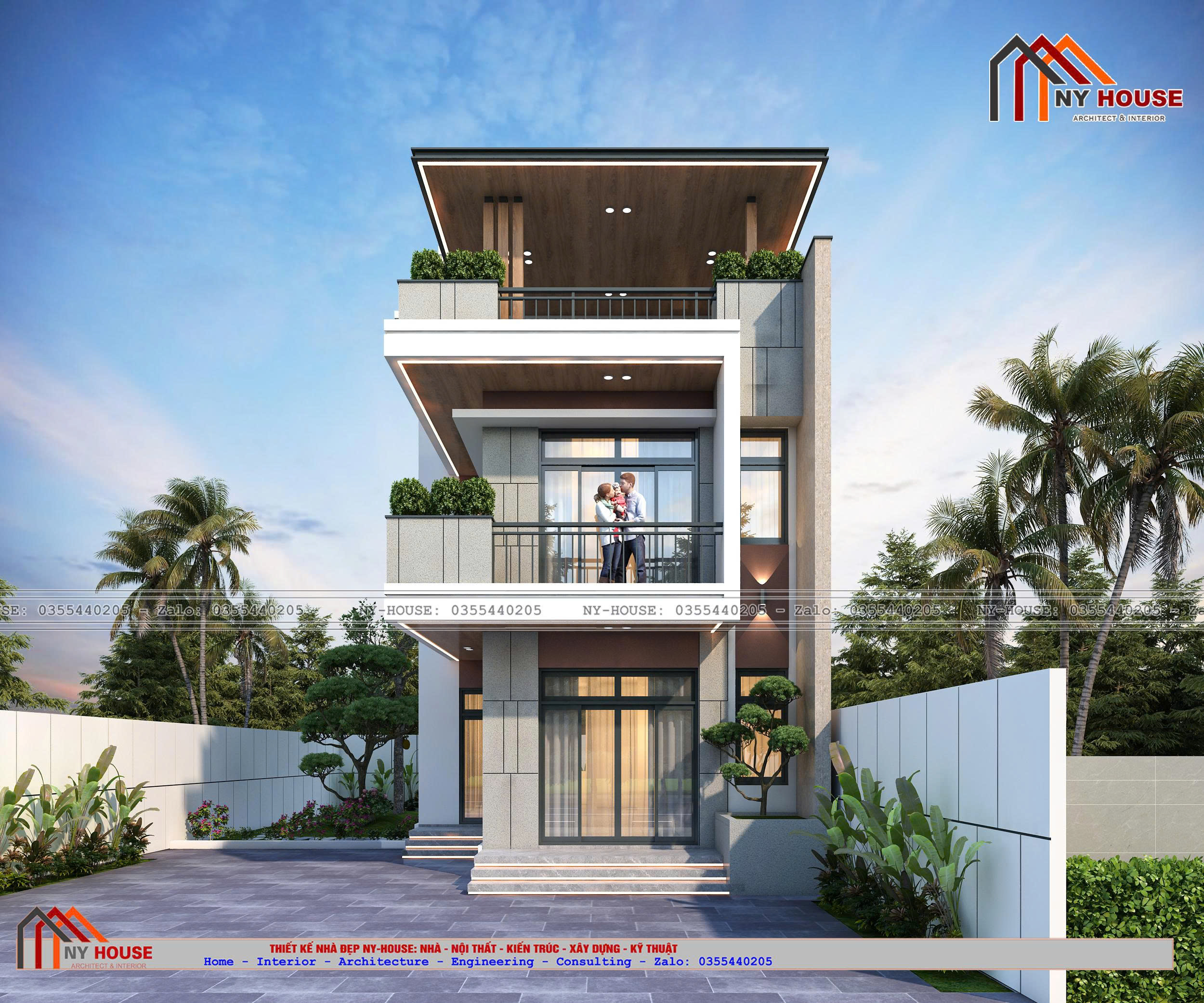 Nhà mái bằng hiện đại · 2026CT27