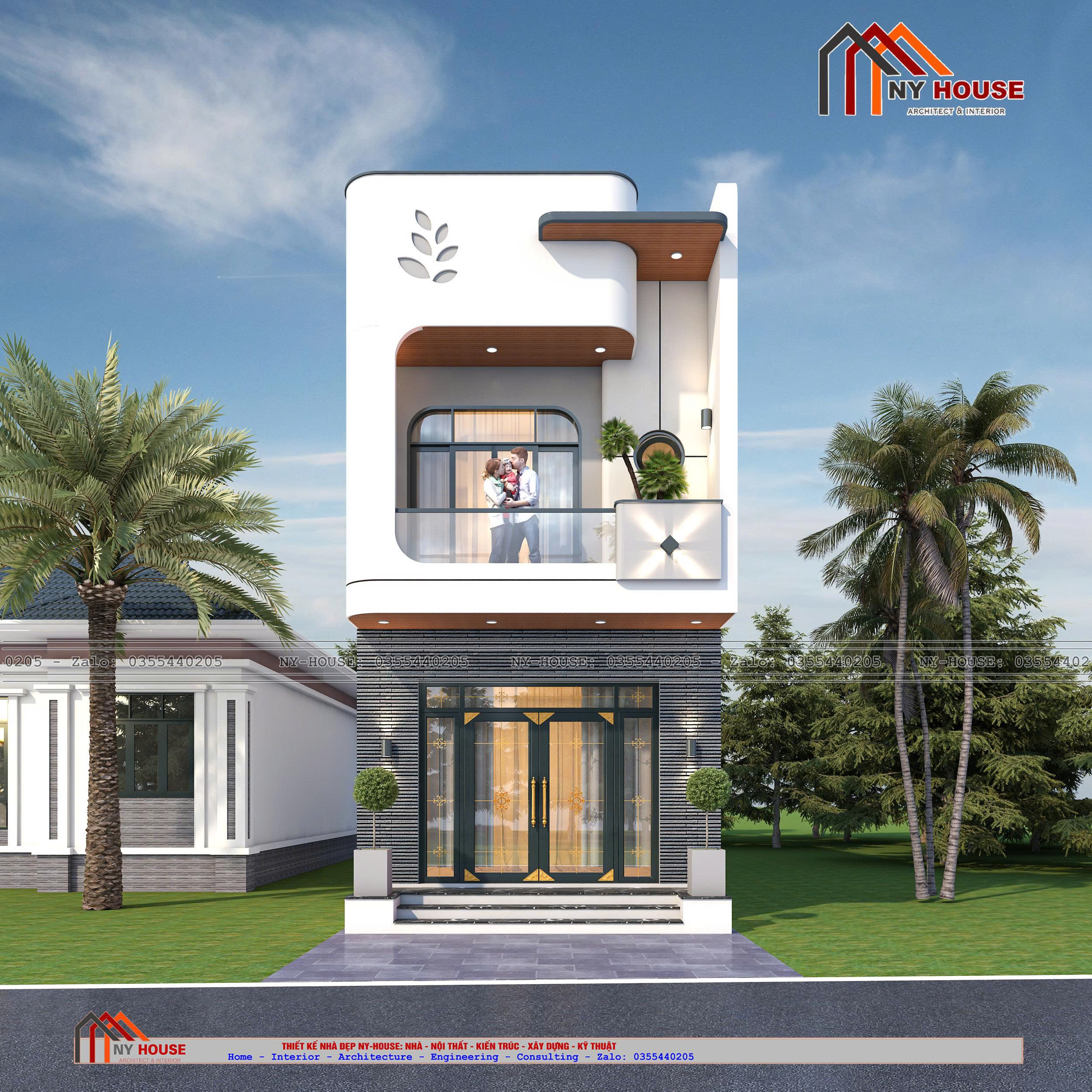 Nhà mái bằng hiện đại · 2026CT34