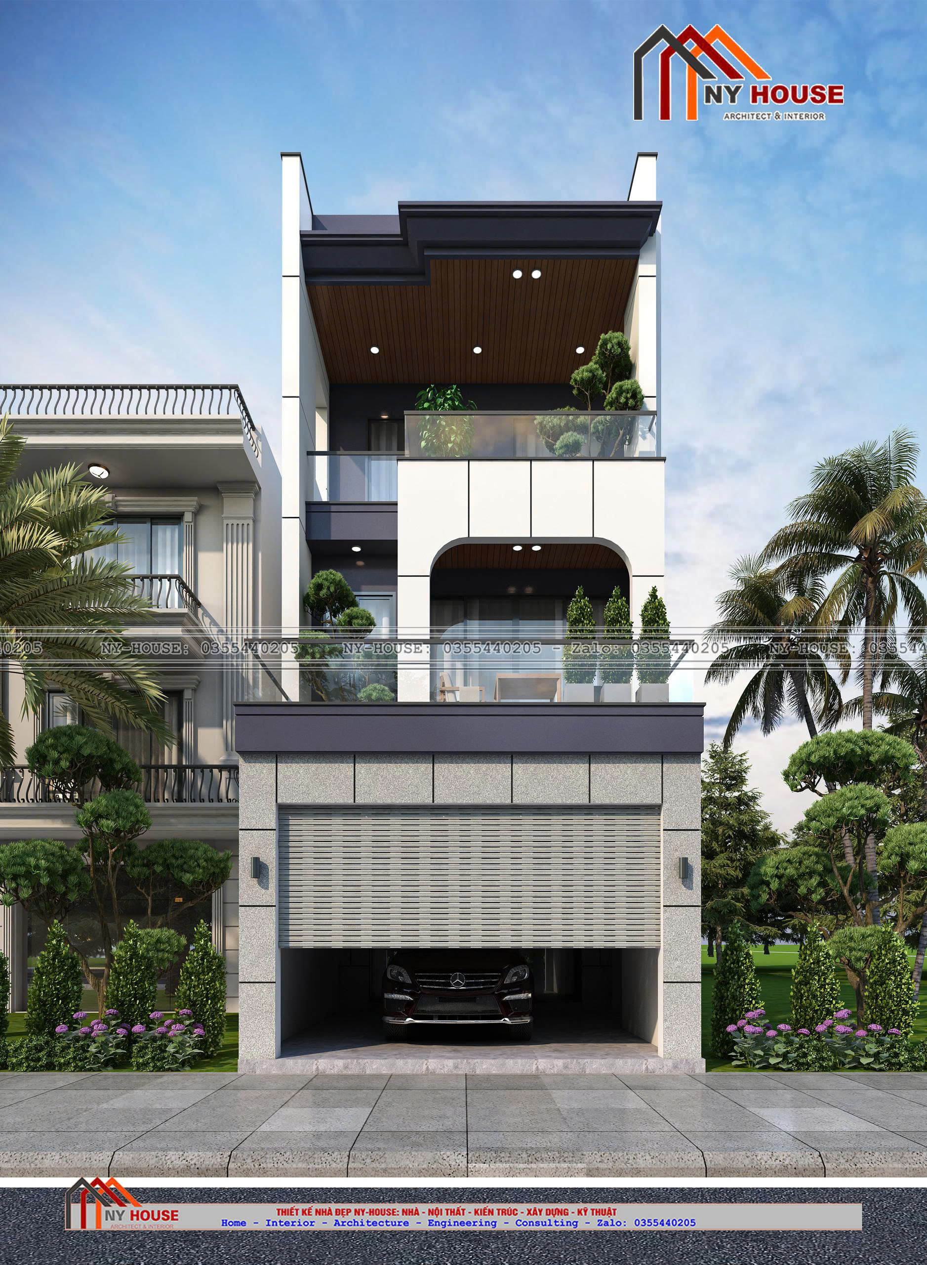 Nhà mái bằng hiện đại · 2026CT55
